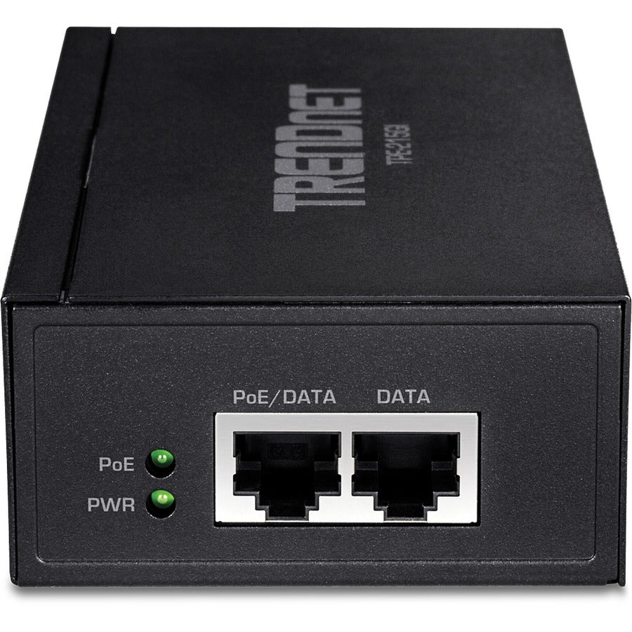 TRENDnet 2.5G PoE+ Injector, TPE-215GI, PoE (15.4W) or PoE+ (30W), Converts a non-PoE Port to a PoE+ 2.5G Port, 2.5GBASE-T Compliant, Integrated Power Supply, Network a PoE device up to 100m (328 ft.) TPE-215GI