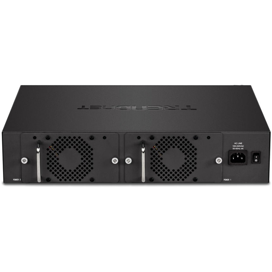 TRENDnet 16-Bay Fiber Converter Chassis System; Hot Swappable; Housing for up to 16 TFC Series Media Converters; Fast Ethernet RJ45; RS-232; SNMP Management Module; Lifetime Protection; TFC-1600 TFC-1600