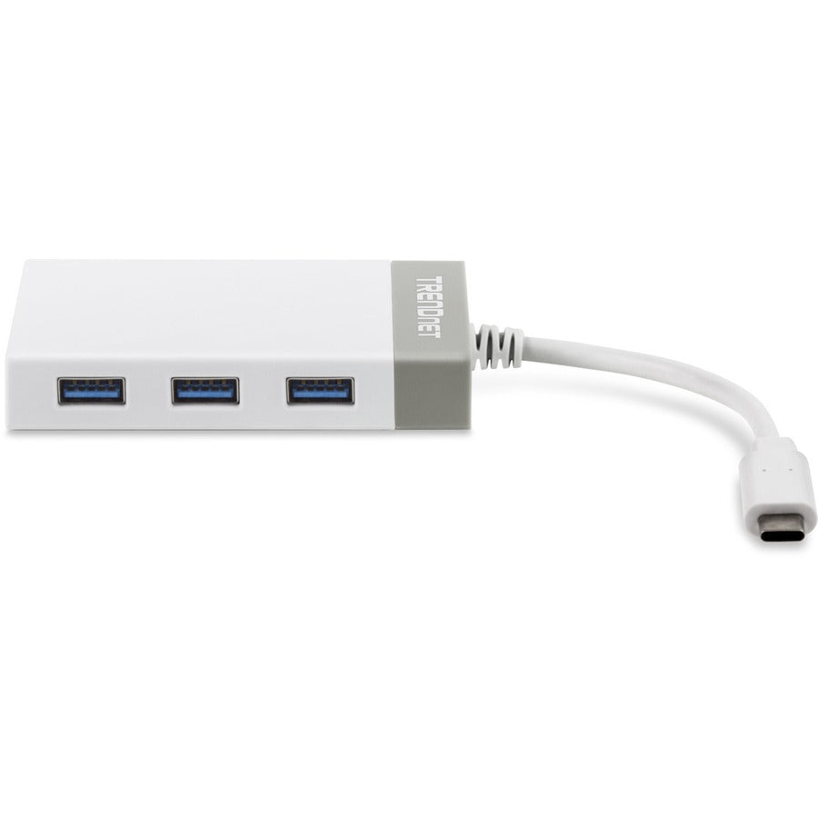 TRENDnet USB-C to Gigabit Adapter Hub, 12.7 cm (5) for Windows, Mac OS, MacBook and Surface Pro, TUC-ETGH3 TUC-ETGH3