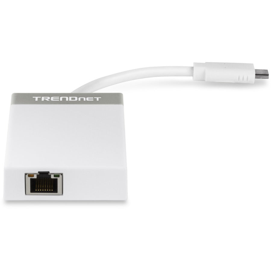 TRENDnet USB-C to Gigabit Adapter Hub, 12.7 cm (5) for Windows, Mac OS, MacBook and Surface Pro, TUC-ETGH3 TUC-ETGH3