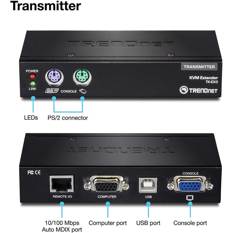 Kit d'extension KVM TRENDnet TK-EX3