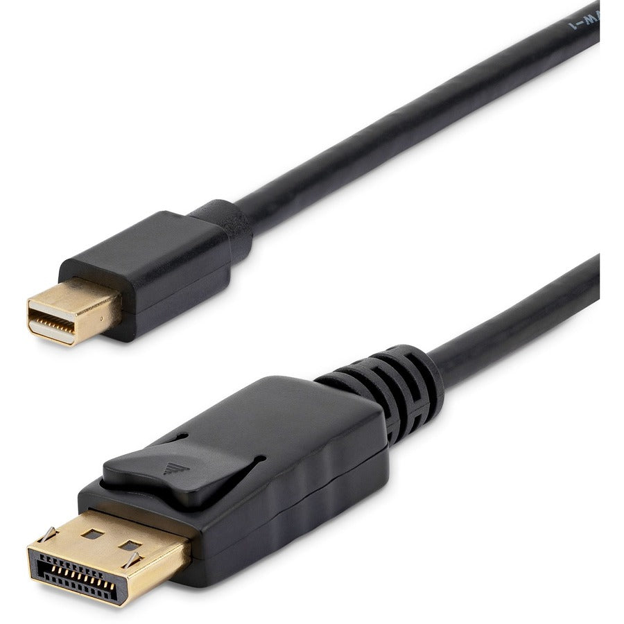 StarTech.com 3ft (1m) Mini DisplayPort to DisplayPort 1.2 Cable, 4K x 2K mDP to DisplayPort Adapter Cable, Mini DP to DP Cable for Monitor MDP2DPMM3