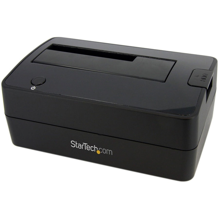 StarTech.com Single Bay USB 3.0 to SATA Hard Drive Docking Station, USB 3.0 (5 Gbps) Hard Drive Dock, External 2.5/3.5" SATA HDD/SSD Dock SATDOCKU3S