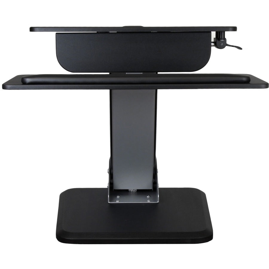 StarTech.com Height Adjustable Standing Desk Converter - Sit Stand Desk with One-finger Adjustment - Ergonomic Desk ARMSTS