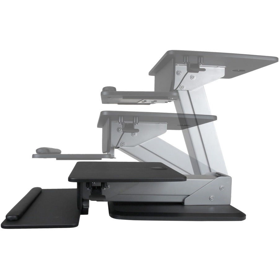 StarTech.com Height Adjustable Standing Desk Converter - Sit Stand Desk with One-finger Adjustment - Ergonomic Desk ARMSTS