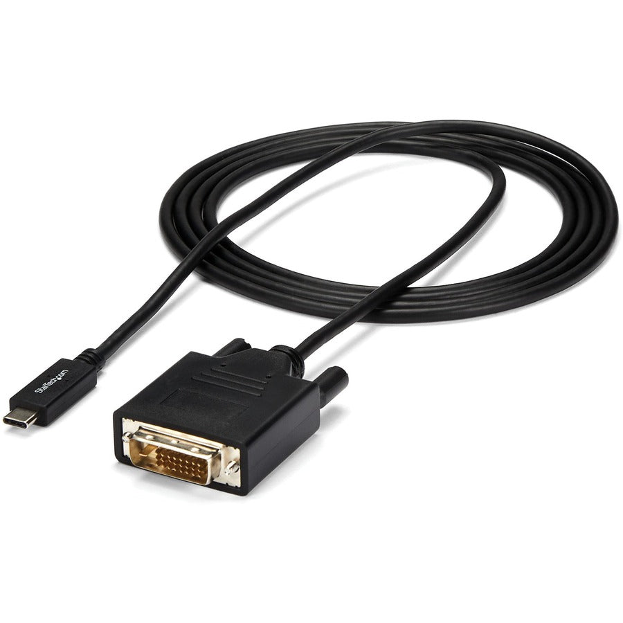 StarTech.com Câble USB-C vers DVI de 2 m - Câble adaptateur vidéo USB Type-C - 1920 x 1200 - Noir CDP2DVIMM2MB