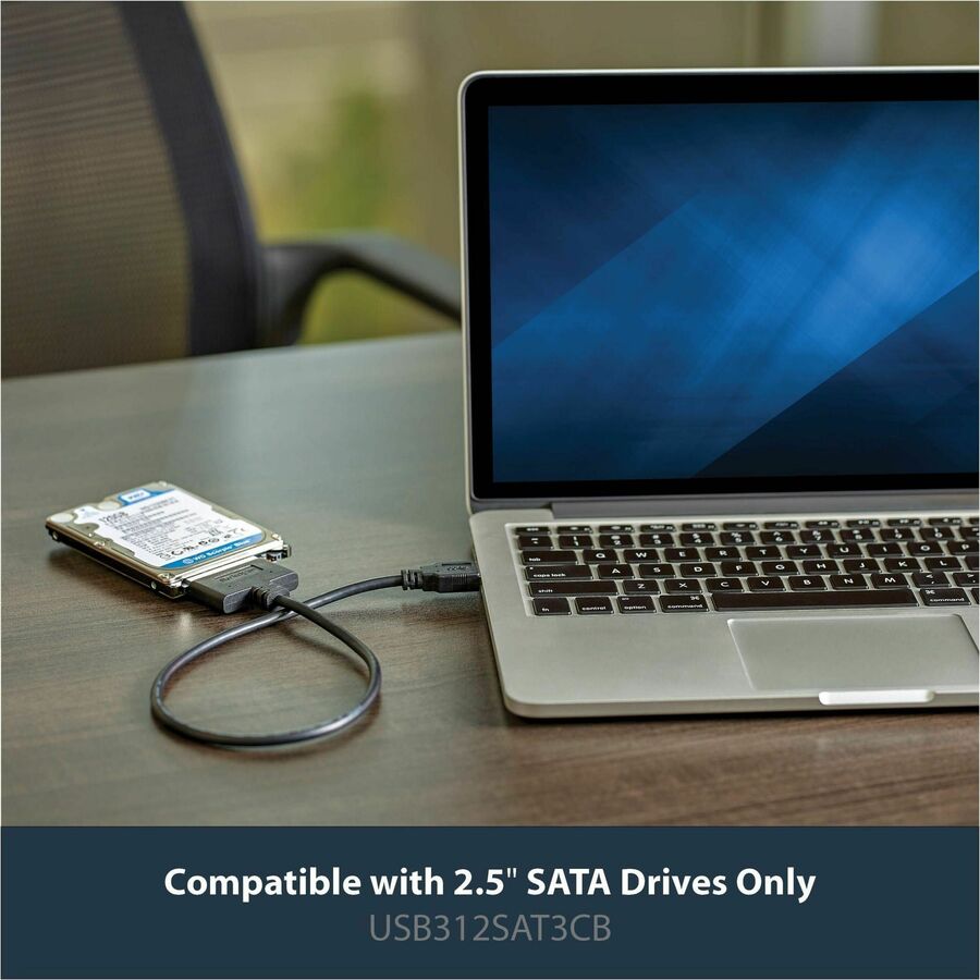 StarTech.com USB 3.1 (10Gbps) Adapter Cable for 2.5" SATA SSD/HDD Drives USB312SAT3CB