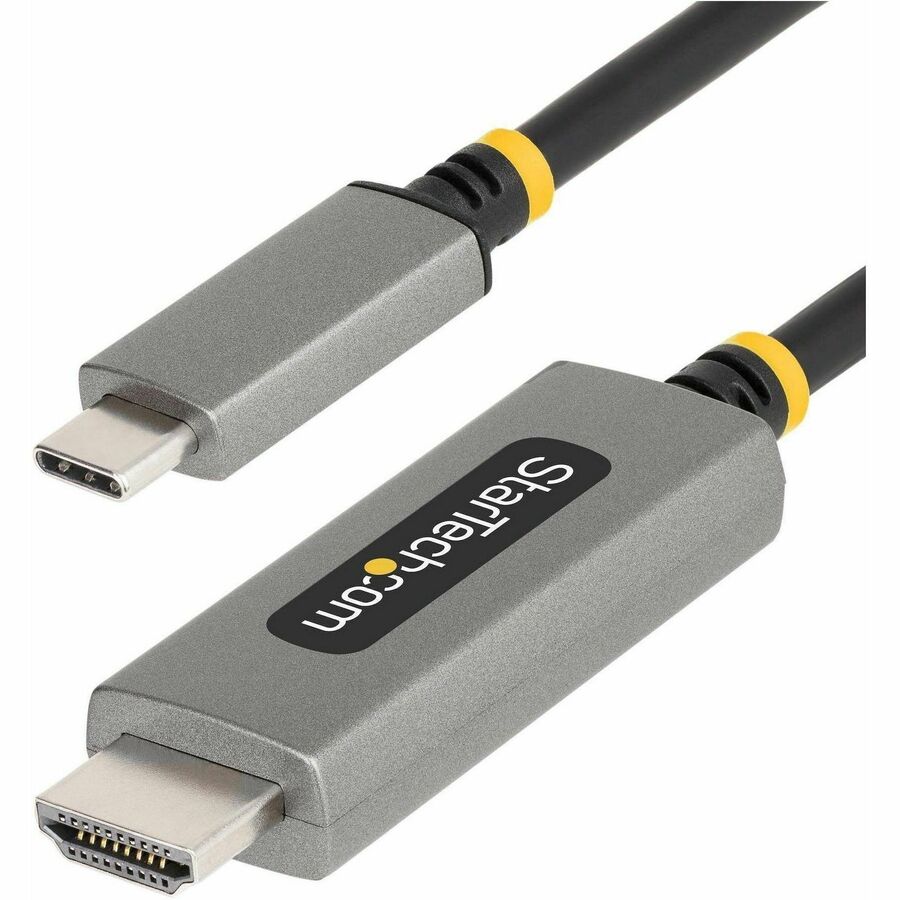 StarTech.com 6ft (2m) USB-C to HDMI Adapter Cable, 8K 60Hz, 4K 144Hz, HDR10, USB Type-C to HDMI 2.1 Converter, USB-C/USB4/TB3/4 Compatible 135B-USBC-HDMI212M