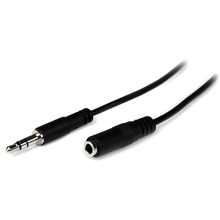 StarTech.com 2m Slim 3.5mm Stereo Extension Audio Cable - M/F MU2MMFS