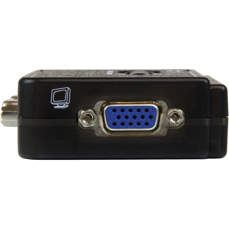 StarTech.com 2 Port USB KVM Kit with Cables and Audio Switching - KVM / audio switch - USB - 2 ports - 1 local user SV211KUSB