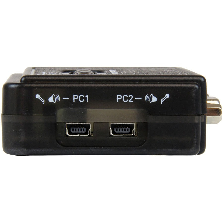 StarTech.com 2 Port USB KVM Kit with Cables and Audio Switching - KVM / audio switch - USB - 2 ports - 1 local user SV211KUSB