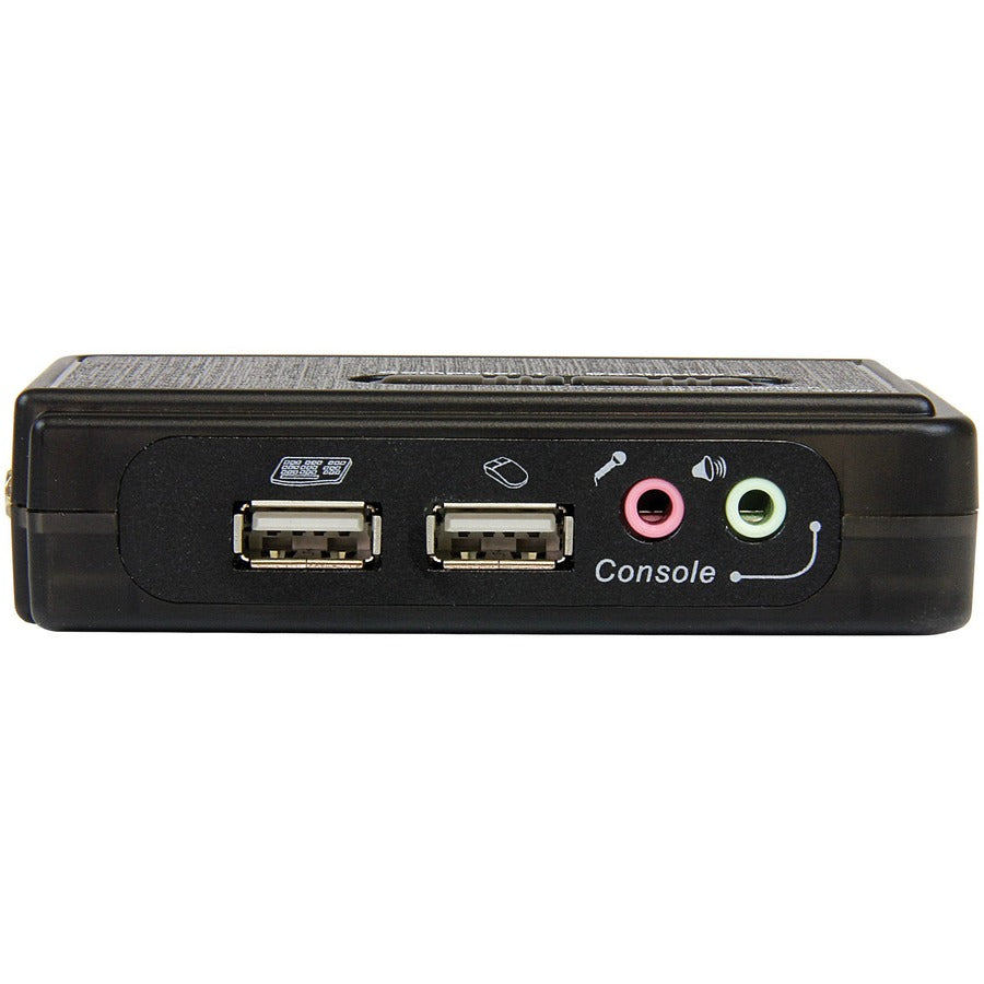 StarTech.com 2 Port USB KVM Kit with Cables and Audio Switching - KVM / audio switch - USB - 2 ports - 1 local user SV211KUSB