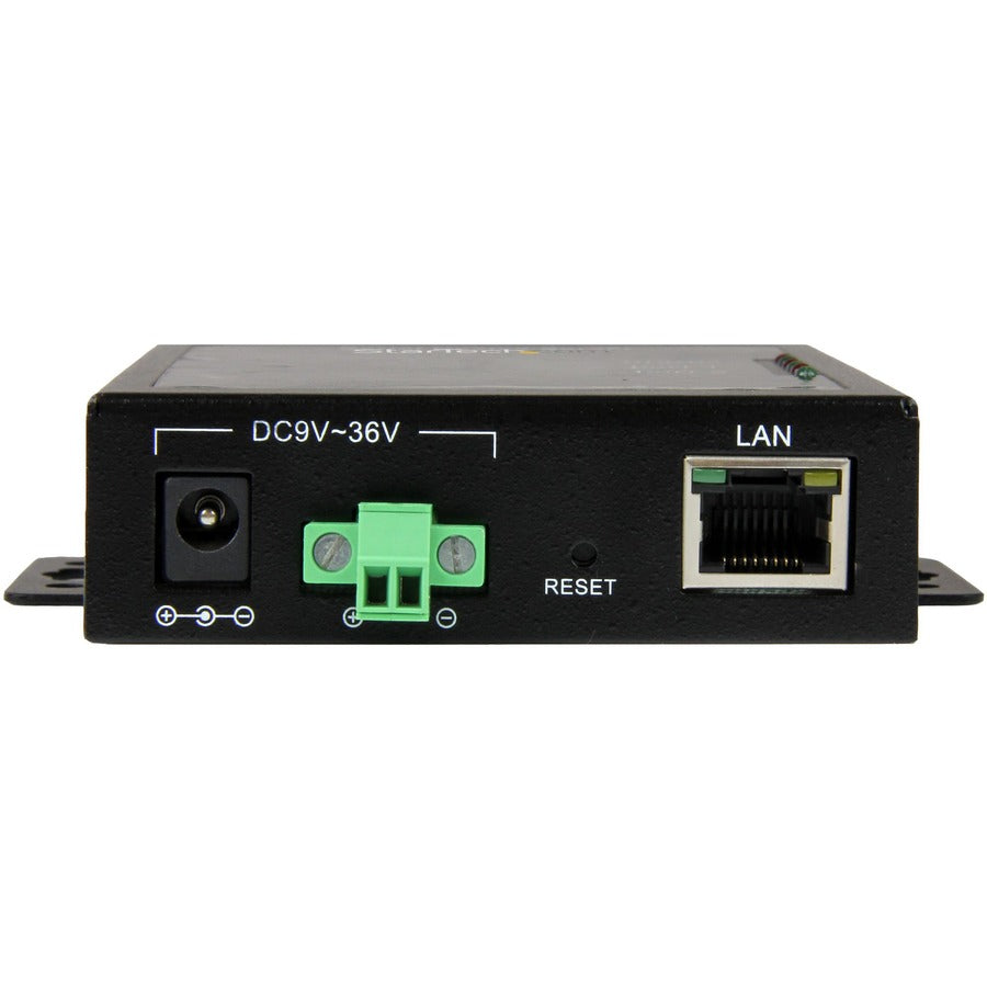 StarTech.com Serveur de périphériques Ethernet série vers IP 2 ports - RS232 - Métal et montable - Serveur de périphériques série NETRS2322P