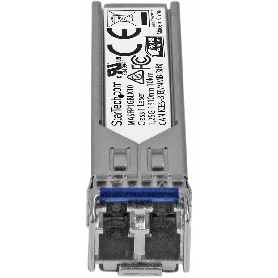 StarTech.com Cisco Meraki MA-SFP-1GB-LX10 Comp. Module SFP - 1000BASE-LX - Émetteur-récepteur optique SMF fibre monomode 1GbE Gigabit Ethernet SFP MASFP1GBLX10