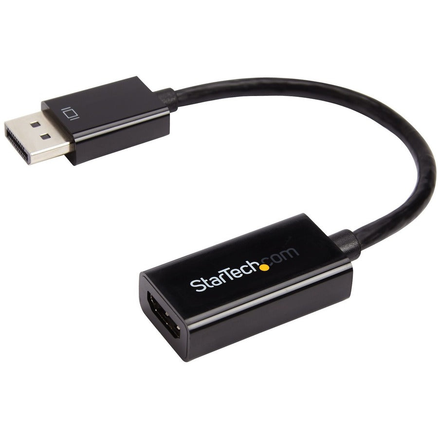 StarTech.com DisplayPort to HDMI Adapter, 4K 30Hz Active DP to HDMI Video Converter, Ultra HD DP 1.2 to HDMI 1.4 Monitor Adapter Dongle DP2HD4KS