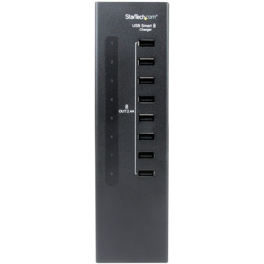 StarTech.com 8-Port Charging Station for USB Devices - 96W/19.2A ST8CU824