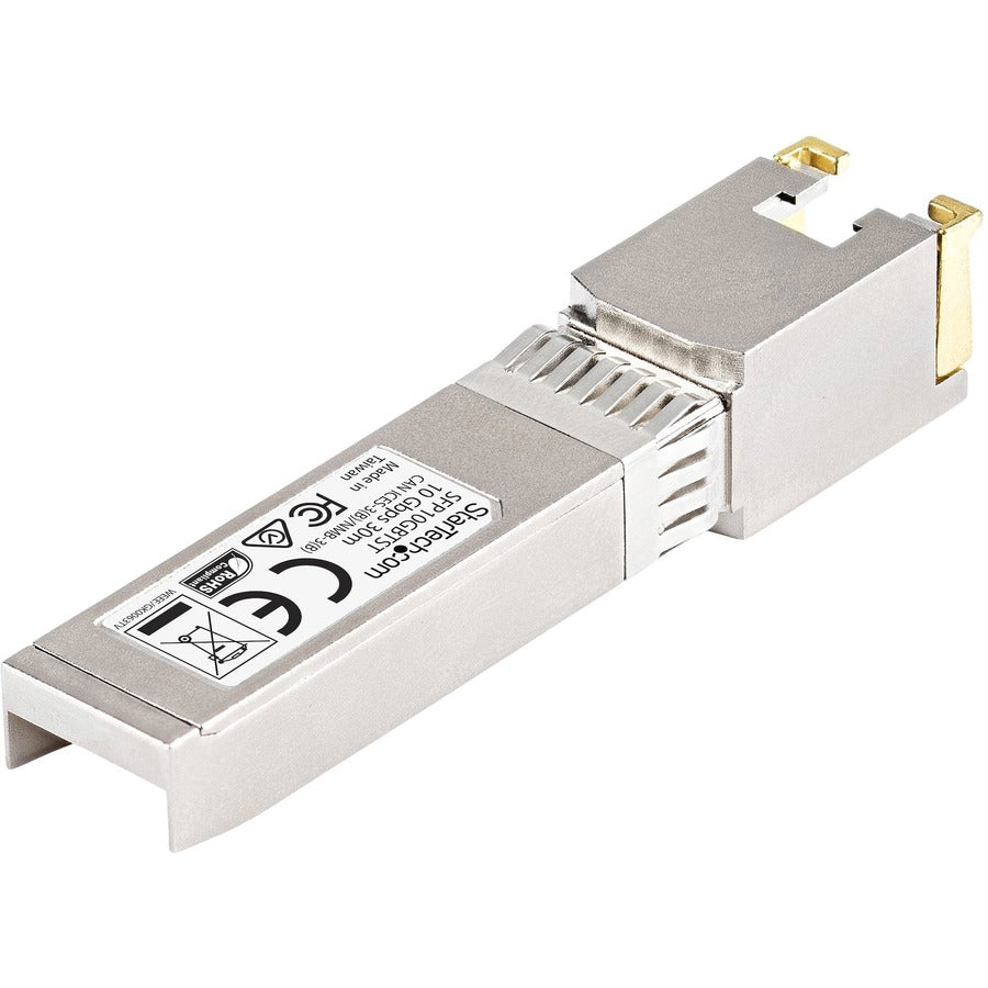 StarTech.com Module SFP+ compatible Cisco SFP-10GB-TC - 10GBASE-T - Émetteur-récepteur 10GE Gigabit Ethernet SFP+ SFP vers RJ45 Cat6/Cat5e - 30 m SFP10GBTCST