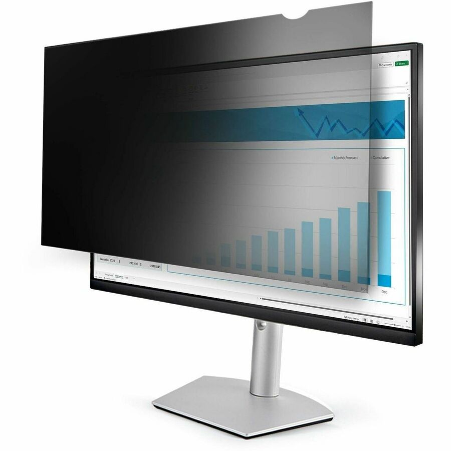 StarTech.com Monitor Privacy Screen for 24" Display - Widescreen Computer Monitor Security Filter - Blue Light Reducing Screen Protector PRIVSCNMON24