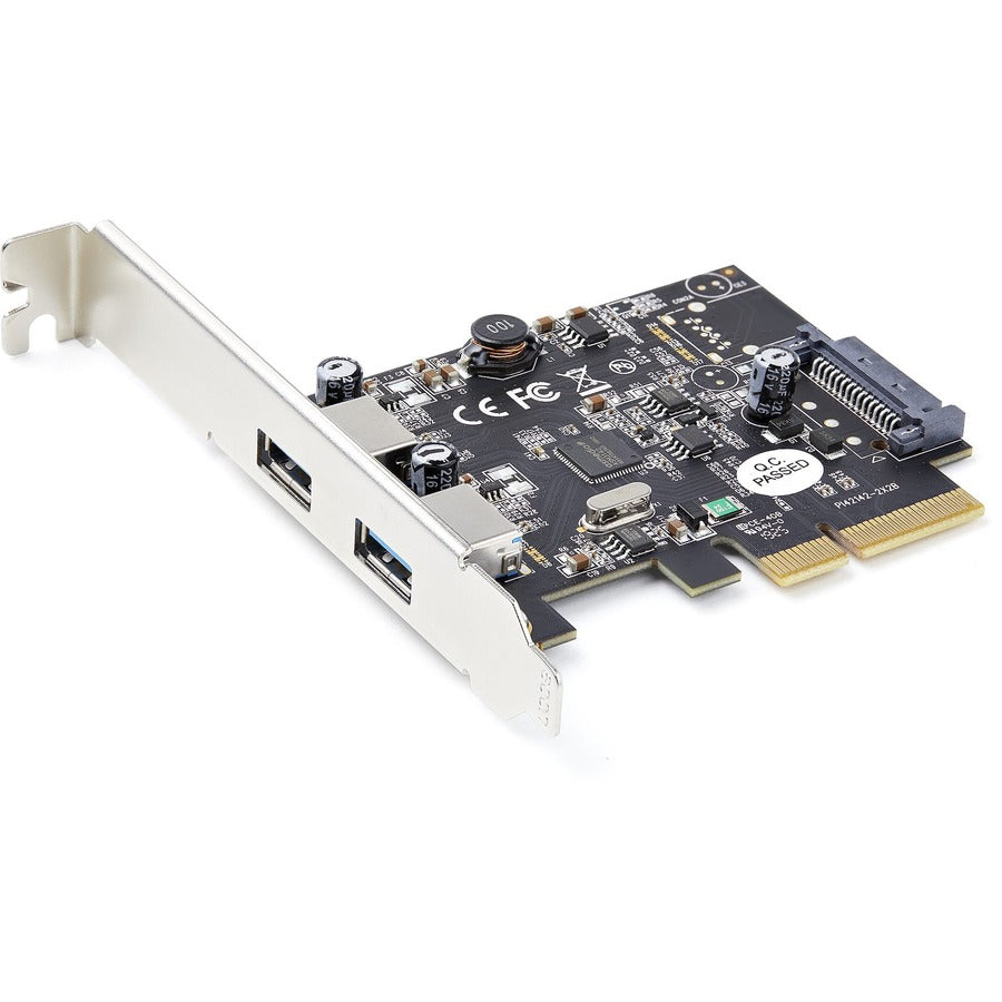 StarTech.com 2-Port USB PCIe Card 10Gbps/port - USB 3.2 Gen 2 Type-A PCI Express 3.0 x2 Host Controller Expansion Card - Windows/Linux PEXUSB312A3