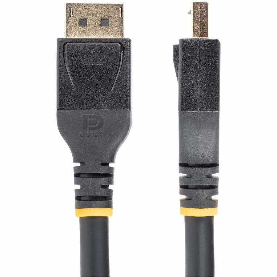 StarTech.com 50ft (15m) VESA-Certified Active DisplayPort 1.4 Cable, DP8K w/HBR3/HDR10/MST/DSC 1.2/HDCP 2.2, 8K 60Hz, 4K 120Hz, Active DP 1.4 Cable M/M DP14A-15M-DP-CABLE