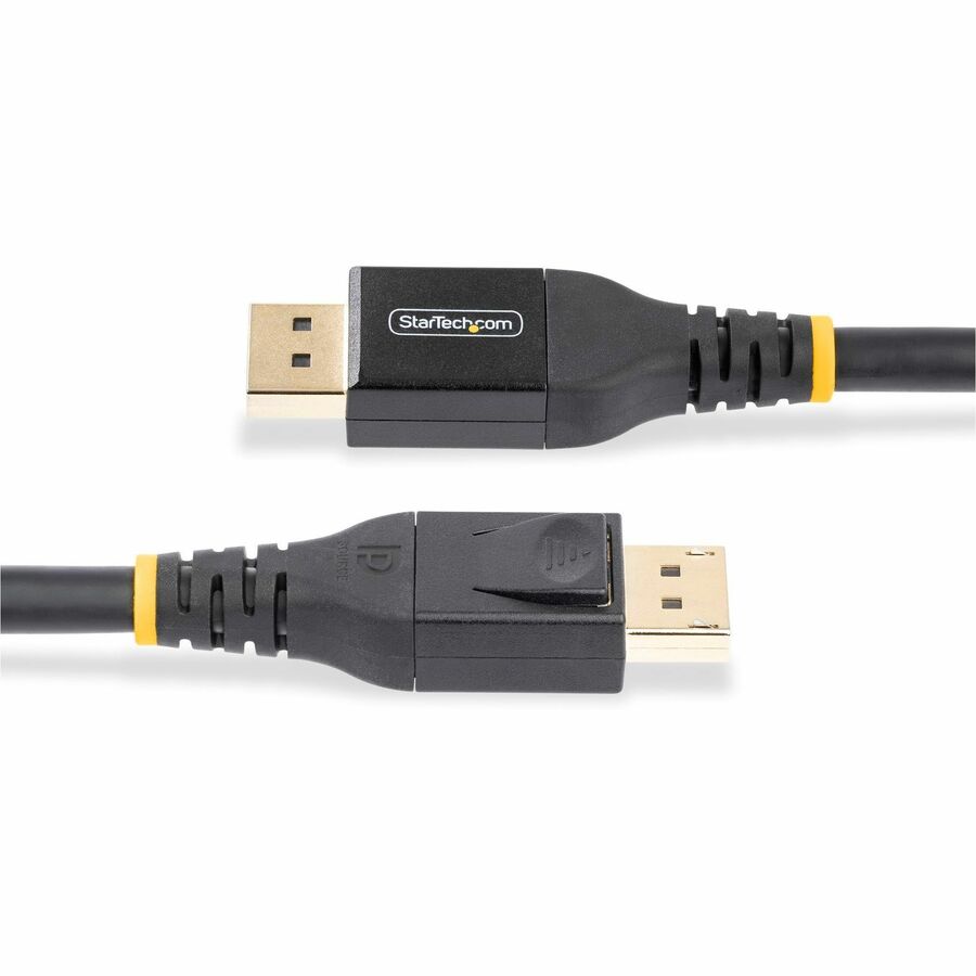 StarTech.com 50ft (15m) VESA-Certified Active DisplayPort 1.4 Cable, DP8K w/HBR3/HDR10/MST/DSC 1.2/HDCP 2.2, 8K 60Hz, 4K 120Hz, Active DP 1.4 Cable M/M DP14A-15M-DP-CABLE