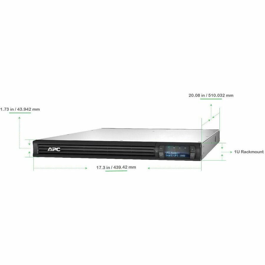 APC by Schneider Electric Smart-UPS SMT 1000VA Rack-mountable UPS SMT1000RM1U