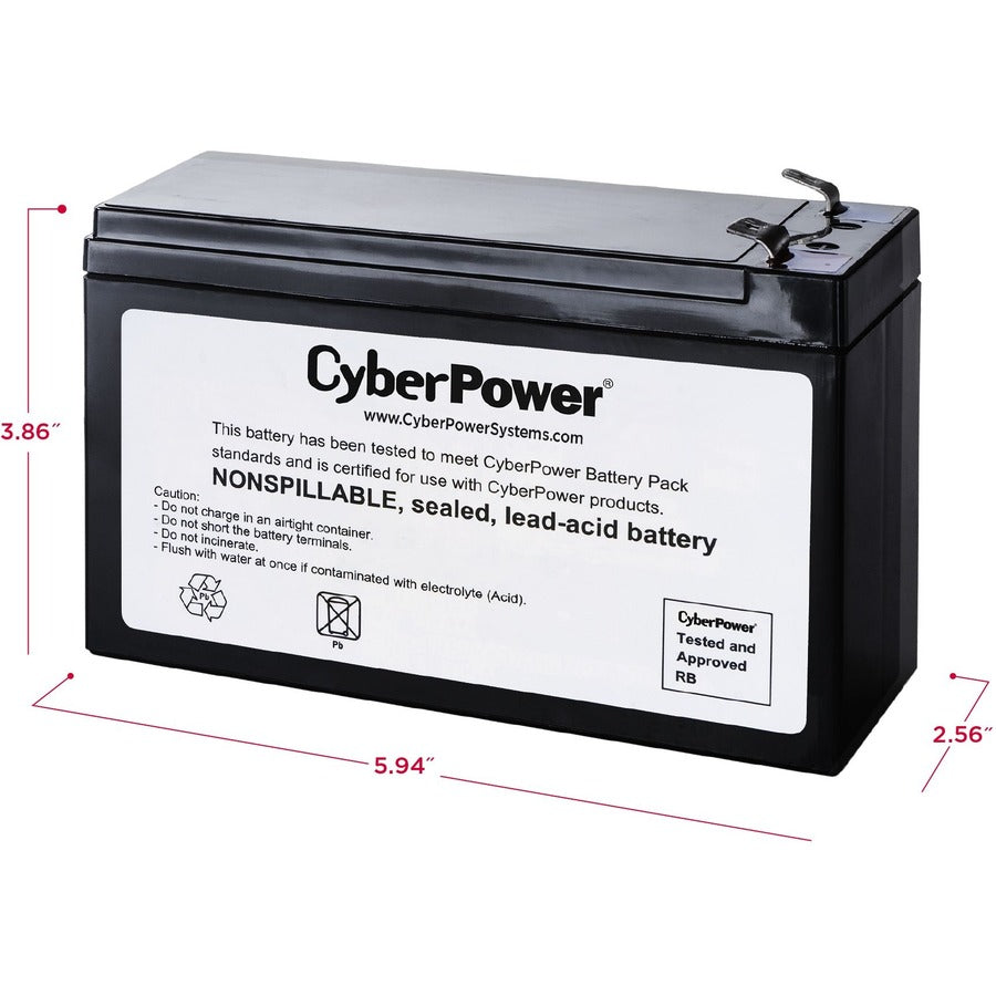 CyberPower RB1280A Cartouche de batterie de rechange pour onduleur RB1280A