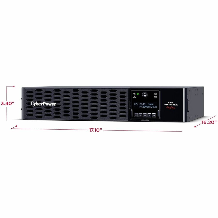 CyberPower Smart App Sinewave PR2000RT2UCN 2000VA Rack/Tower UPS PR2000RT2UCN