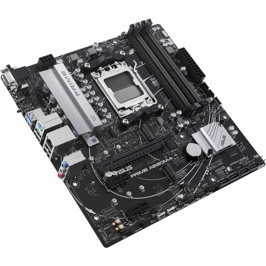 Asus Prime PRIME A620M-A-CSM Desktop Motherboard - AMD A620 Chipset - Socket AM5 - Micro ATX PRIME A620M-A-CSM