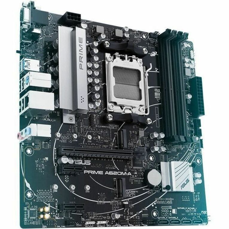 Asus Prime PRIME A620M-A-CSM Desktop Motherboard - AMD A620 Chipset - Socket AM5 - Micro ATX PRIME A620M-A-CSM