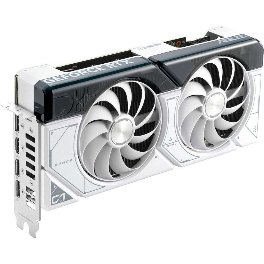 Asus NVIDIA GeForce RTX 4070 SUPER Graphic Card - 12 GB GDDR6X DUAL-RTX4070S-O12G-WHITE