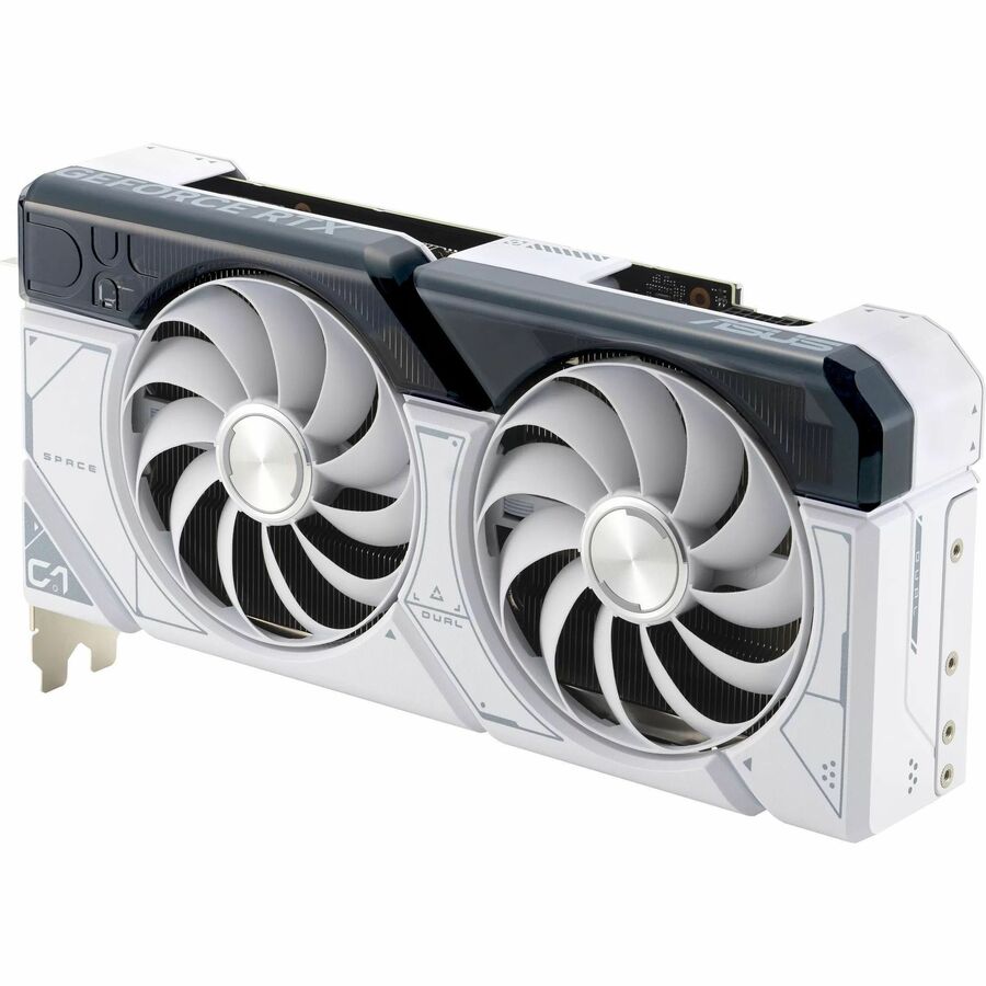 Asus NVIDIA GeForce RTX 4070 SUPER Graphic Card - 12 GB GDDR6X DUAL-RTX4070S-O12G-WHITE