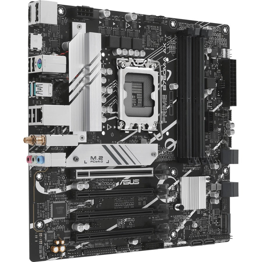 Asus Prime PRIME B760M-A AX Desktop Motherboard - Intel B760 Chipset - Socket LGA-1700 - Micro ATX PRIME B760M-A AX