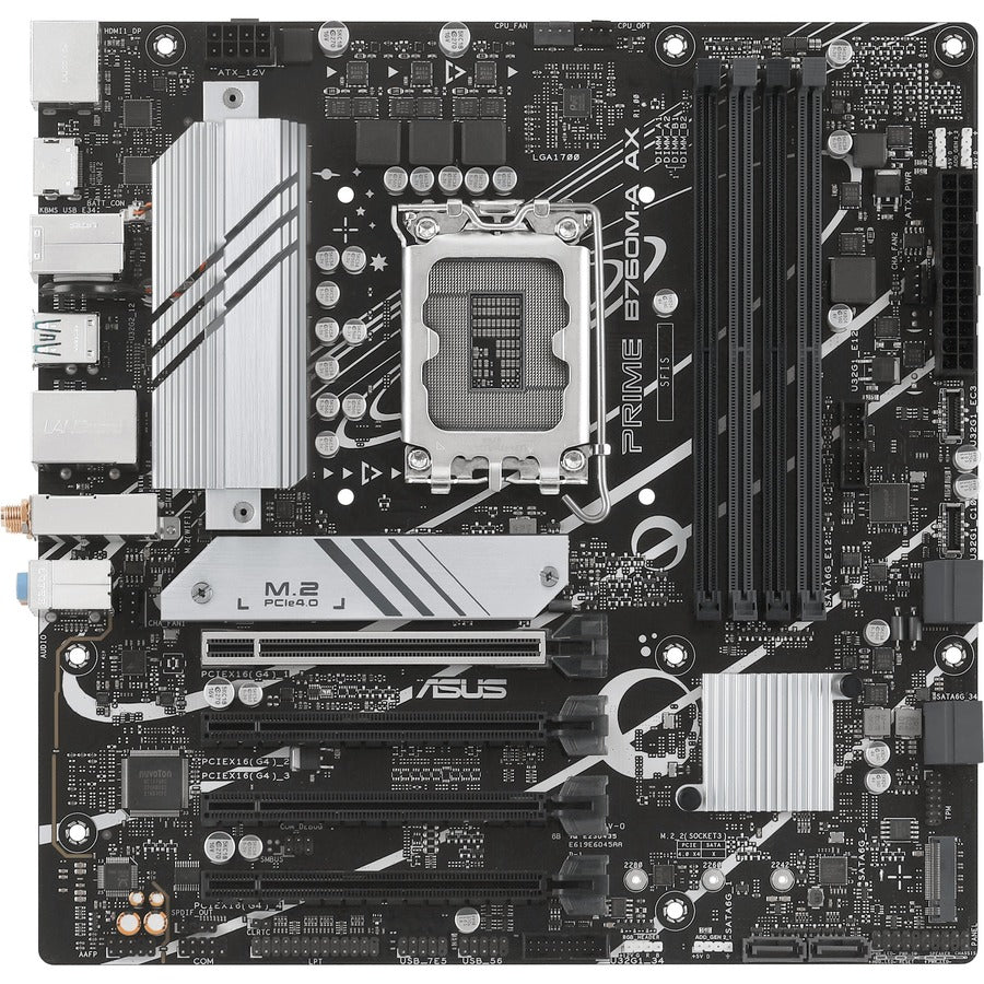 Asus Prime PRIME B760M-A AX Desktop Motherboard - Intel B760 Chipset - Socket LGA-1700 - Micro ATX PRIME B760M-A AX