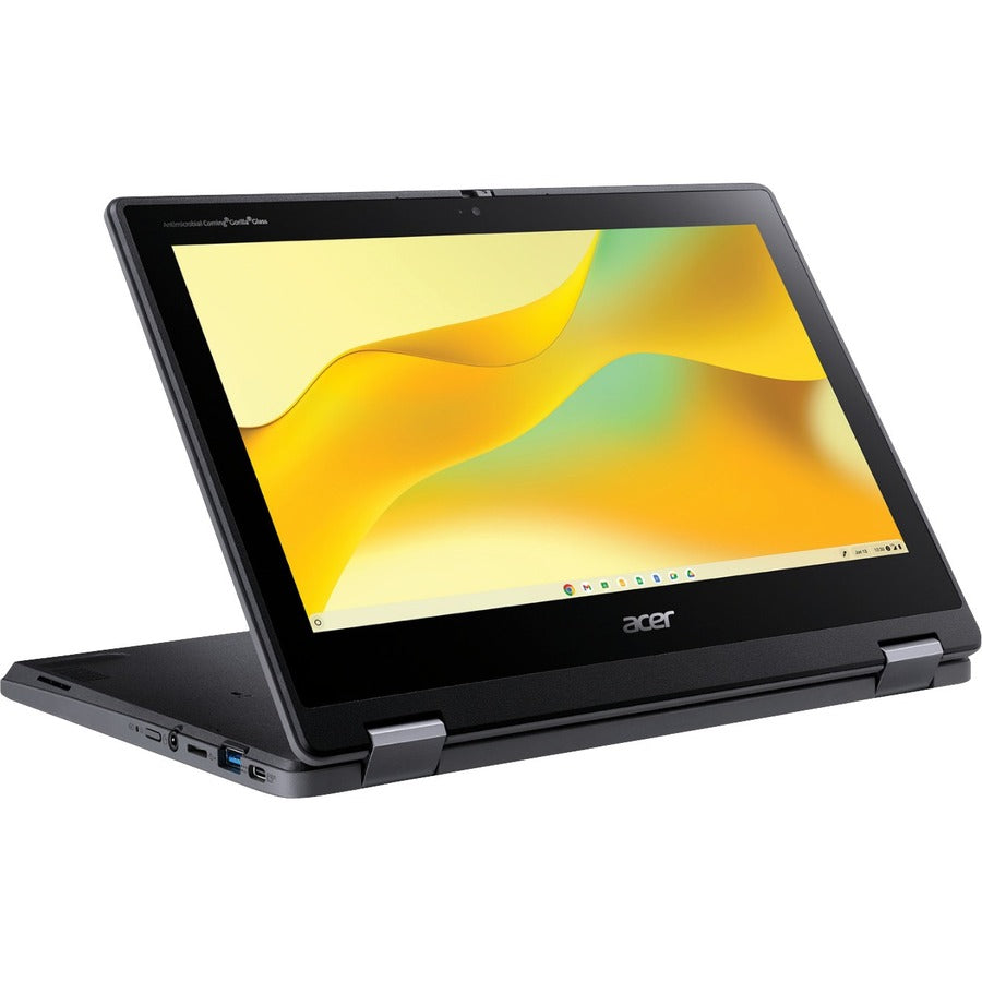 Acer Chromebook Spin 511 R756T R756T-C7F1 11.6" Touchscreen Convertible 2 in 1 Chromebook - HD - Intel N100 - 8 GB - 64 GB SSD - 64 GB Flash Memory - English (US), French Keyboard - Black NX.KEAAA.006