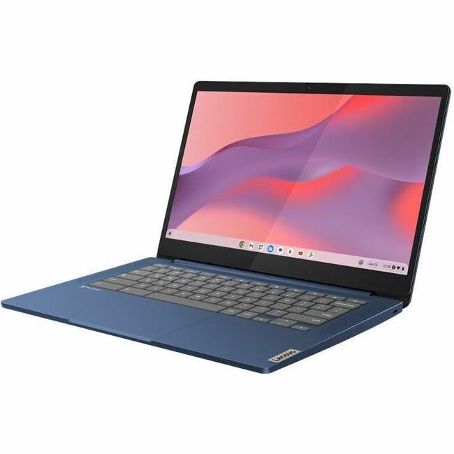 Lenovo IdeaPad Slim 3 14M868 82XJ003DCF 14" Touchscreen Chromebook - Full HD - Octa-core (ARM Cortex A76 + Cortex A55) - 4 GB - 128 GB Flash Memory - French, English Keyboard - Abyss Blue 82XJ003DCF