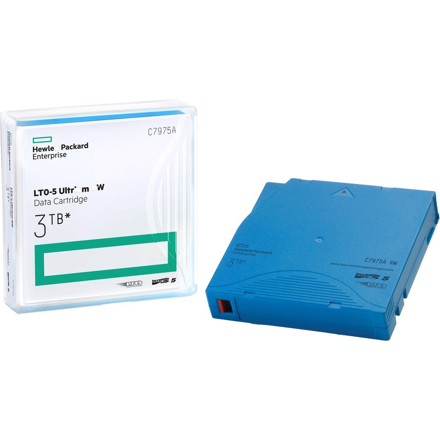 HPE LTO Ultrium 5 Non-custom Labeled Data Cartridge C7975AN