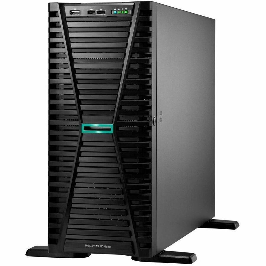 HPE ProLiant ML110 G11 4.5U Tower Server - 1 x Intel Xeon Gold 5416S 2 GHz - 32 GB RAM - Serial ATA Controller P55537-001