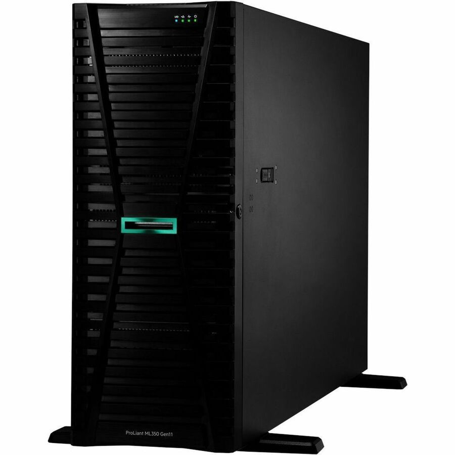 HPE ProLiant ML350 G11 4U Tower Server - 1 x Intel Xeon Silver 4410Y 2 GHz - 32 GB RAM - Serial Attached SCSI (SAS), Serial ATA Controller P53566-001