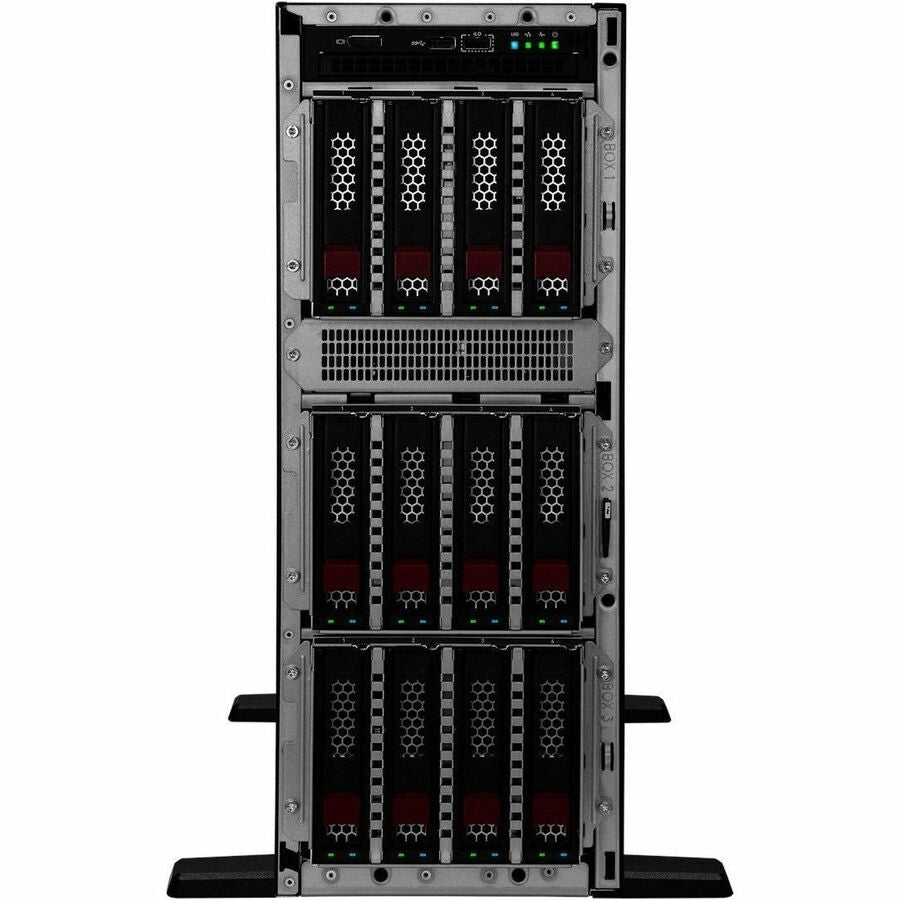 HPE ProLiant ML350 G11 4U Tower Server - 1 x Intel Xeon Silver 4410Y 2 GHz - 32 GB RAM - Serial Attached SCSI (SAS), Serial ATA Controller P53566-001