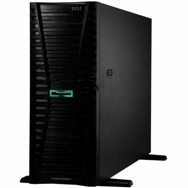 HPE ProLiant ML350 G11 4U Tower Server - 1 x Intel Xeon Gold 5416S 2 GHz - 32 GB RAM - Serial ATA, Serial Attached SCSI (SAS) Controller P55953-001