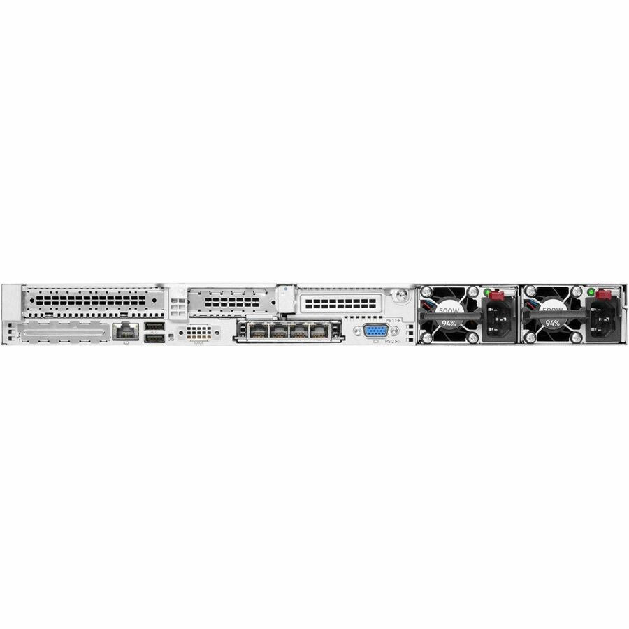 HPE ProLiant DL360 G10 Plus 1U Rack Server - 1 x Intel Xeon Silver 4310 2.10 GHz - 32 GB RAM - 960 GB SSD - (2 x 480GB) SSD Configuration - 12Gb/s SAS Controller P69299-005