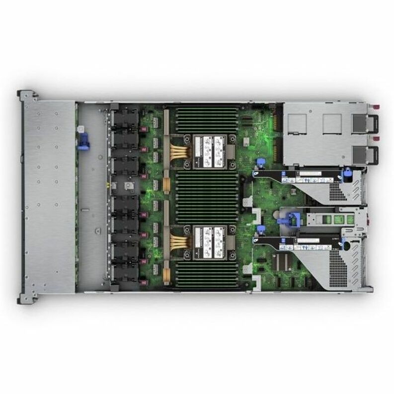 HPE ProLiant DL360 Gen11 1U Rack Server - 1 x Intel Xeon Silver 4509Y 2.60 GHz - 64 GB RAM - 960 GB SSD - (2 x 480GB) SSD Configuration - Serial ATA, Serial Attached SCSI (SAS) Controller P71676-005