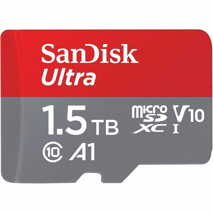 SanDisk Ultra SDSQUAC-1T50-GN6MA 1.50 TB Class 10/UHS-I (U1) V10 microSDXC - 1 Pack SDSQUAC-1T50-GN6MA