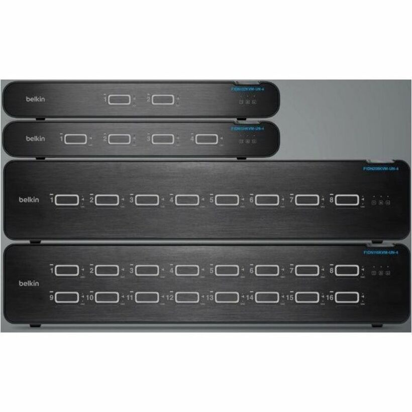 Belkin Universal 2nd Gen Secure KVM Switch, 4-Port Dual Head w/ CAC F1DN204KVM-UN-4