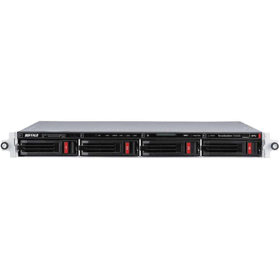 BUFFALO TeraStation 5420 4-Bay 80TB (4x20TB) Business Rackmount NAS Storage Hard Drives Included TS5420RN8004