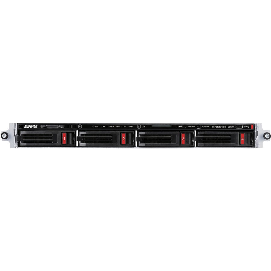 BUFFALO TeraStation 5420 4-Bay 80TB (4x20TB) Business Rackmount NAS Storage Hard Drives Included TS5420RN8004