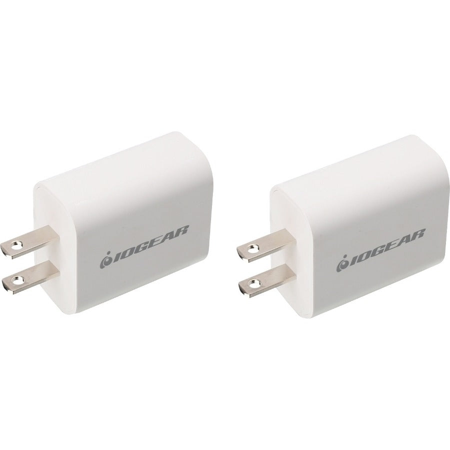 IOGEAR GearPower Compact USB-C 20W Charger 2 Pack GPAWC20W2P