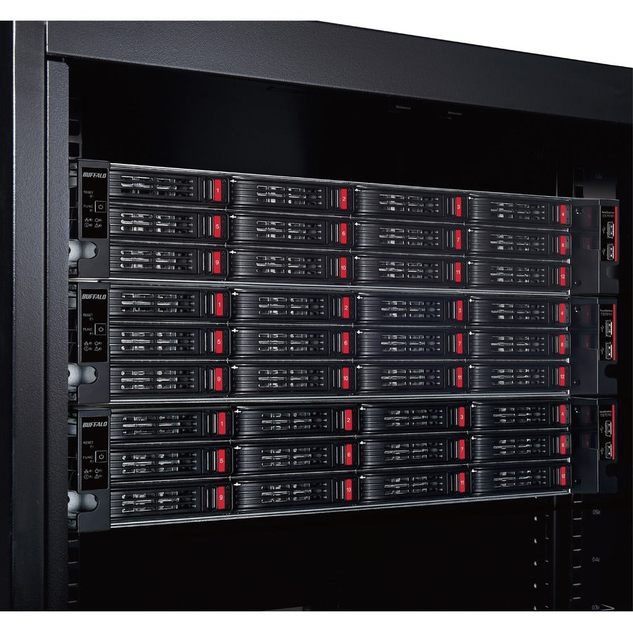 BUFFALO TeraStation 12-Bay 71210 64TB (4x16TB) High-Performance Rackmount NAS Hard Drives Included TS71210RH6404