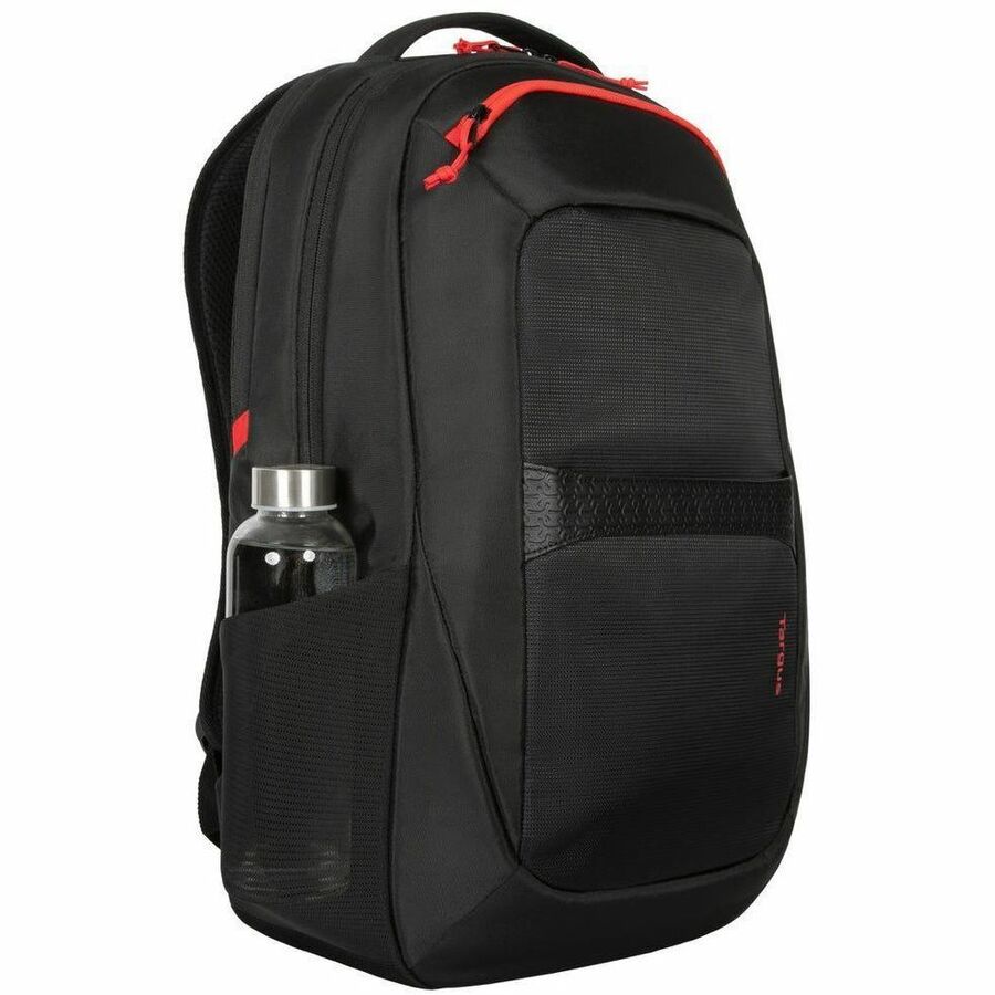 Targus Strike II TBB639GL Carrying Case (Backpack) for 17" to 18" Notebook - Black/Red TBB639GL